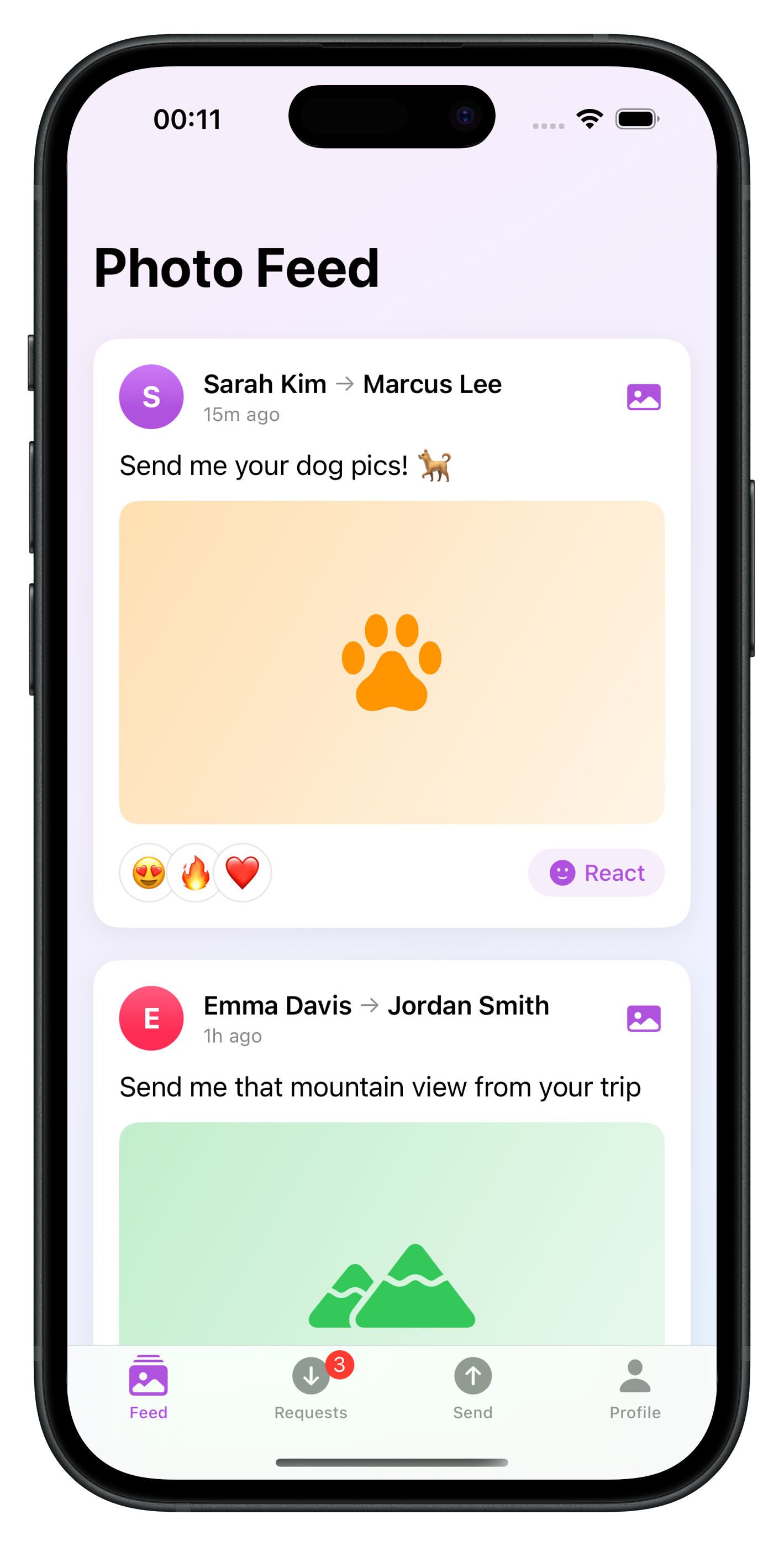 Photo Sharing screenshot 1